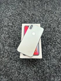 iPhone XS 64GB Silver KOMPLET (100% Batéria)