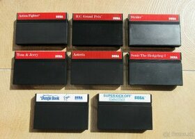 staré originálne cartridge na Segu Master System - 1