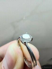 Diamantový prsteň 0.5 ct s certifikátom