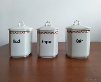 Starožitné porcelánové dózy THUN
