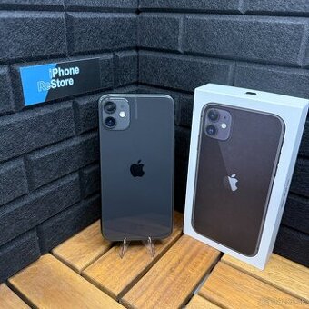 🔵 iPhone 11 64 GB Black | Záruka 1 Rok