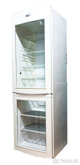 Presklená chladnička WHIRLPOOL 330 litrov