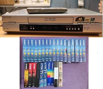 Videorekordér Panasonic 6hlav hifi SVHS+ 27ks kaziet