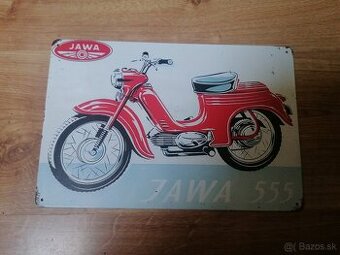 Plechová tabuľa Jawa 555
