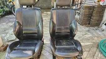 Kožené čierne sportsize sedačky na e46