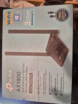TP-Link Archer TX20U Plus, AX1800 WiFI 6 USB Adaptér