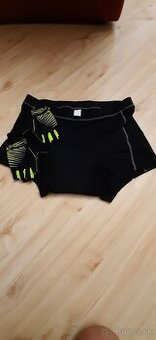 Spodné prádlo  XL na bicykel  +rukavice