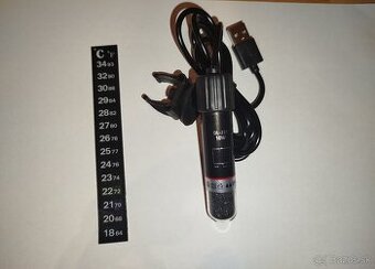 Mini akváriový ohrievač (10 W) – nový, ideálny pre krevety