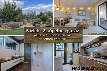 Znížená cena Predaj 5-izb. rodinného domu s garážou, pivnic