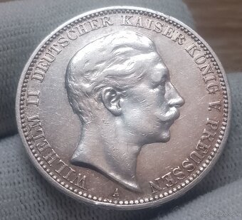 Strieborné mince Nemecka.