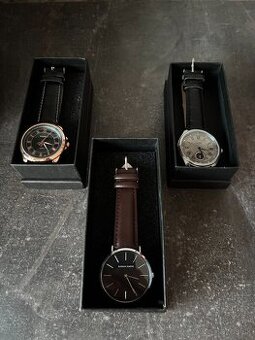 Predám SET - 3x pánske klasické hodinky