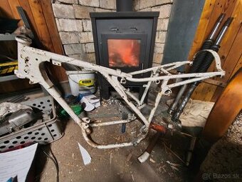 Rám čz motokros zlutak