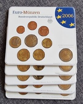 Nemecko -  kompletná séria 5 ročníkových sád 2006