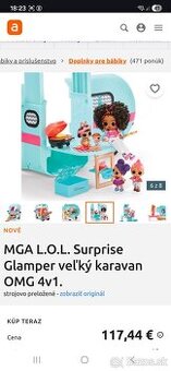 LOL Bábika Camping Karavan Auto