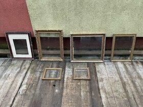 Predám starožitné drevené rámy