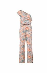 Dámske jednodielne pyžamo Tchibo s kvetovaným vzorom S