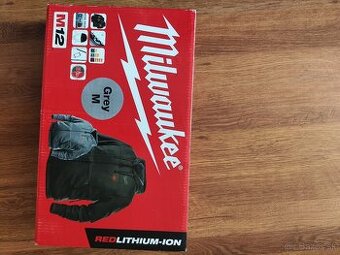 MILWAUKEE M12™ Vyhrievaná mikina s kapucňou "M" - šedá