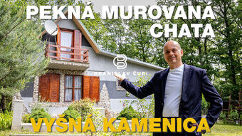 REZERVOVANÉ - Komfortná murovaná chata, Vyšná Kamenica