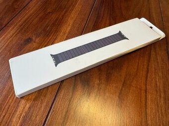 Apple Watch 41mm Leather Link řemínek, tmavě modrý, nový