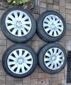 Komplet disky + zimné pneumatiky Dunlop 205/60R16 pre Opel - 1