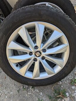Hlinikove disky r17 5x112 plus pneu 225/50 101v