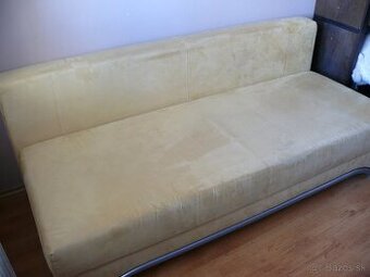 REZERVOVANÁ Béžová rozkladateľná sedačka s úložným priestoro