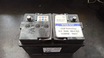 AGM Start-Stop Autobateria Volvo 12V/70Ah