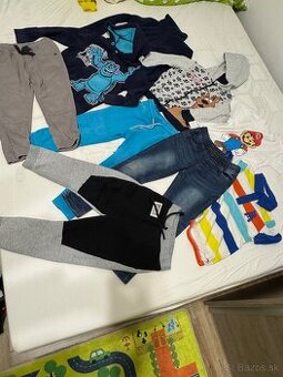 Balík 110 rifle nohavice tepláky mikiny…