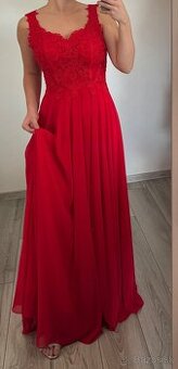 Červené šaty L/40