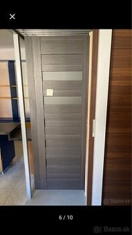 Dvere izbové dub sivý