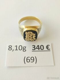 Zlatý pánsky prsteň - 1