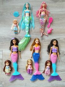 Nové Barbie Dreamtopia morské panny, Color Reveal - 1