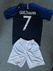 futbalový dres + šortky Griezmann 7 Francúzsko (L) - 1