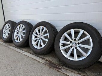 ORIGINAL VW PASSAT DISKY 5x112 R16 215/60 R16 CONTINENTAL
