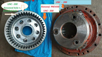 unc 200, UNC 201, UNK 320, LKT120 ,UN 053 diely ZŤS strojov