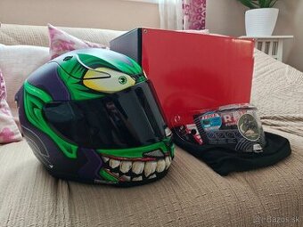 Predám prilbu HJC RPHA 11 GOBLIN MARVEL, komplet zaruka