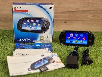 Playstation Vita OLED, krabica, 4GB karta a hra Minecraft