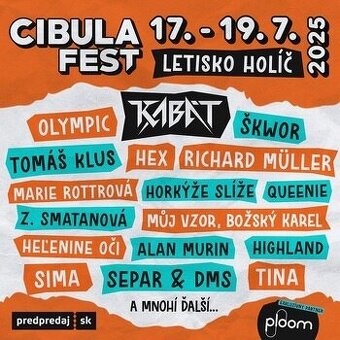 CIBULA FEST 2025 - 3 dňová permanentka