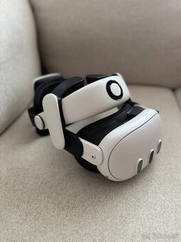 Meta Quest 3 512 GB + BOBOVR S3 PRO Head Strap + doplnky