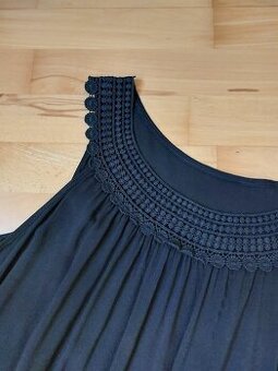 Balonovy top s macrame cipkou M/L