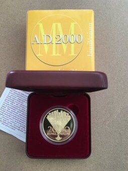 Kúpim zlatú 10000sk Bimilénium 2000