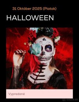 Predám Basic lístky na Halloween Do Ministry Na Dnes Piatok