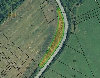 Na predaj pozemok pri meste Veľký Šariš 2361 m² za 9900 €.