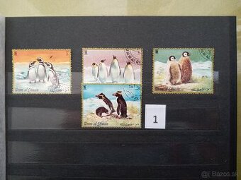 Poštové známky č.487 - AZIA - I.- 20 ks sérií