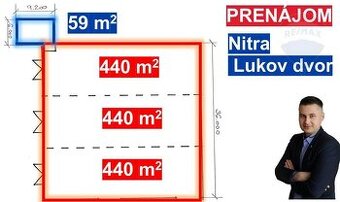 Prenájom haly 1320 m², Lukov dvor – Nitra. - 1