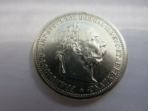 R-U Vzácnejšia 1 koruna 1900 bz vo veľmi peknom stave - 1