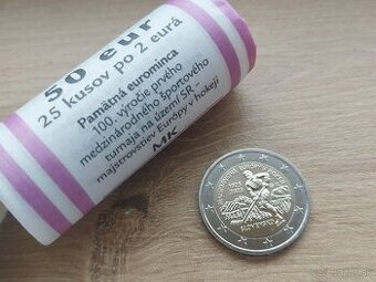 25 x 2 € Majstrovstvá Európy v hokeji 2025