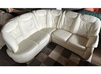 Luxusní rohová kožená sedací souprava, 2752