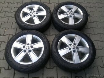Elektrony Skoda Octavia III 5x112 r16,letne pneu. 205/55 r16