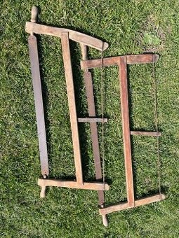 Drevená rámová píla